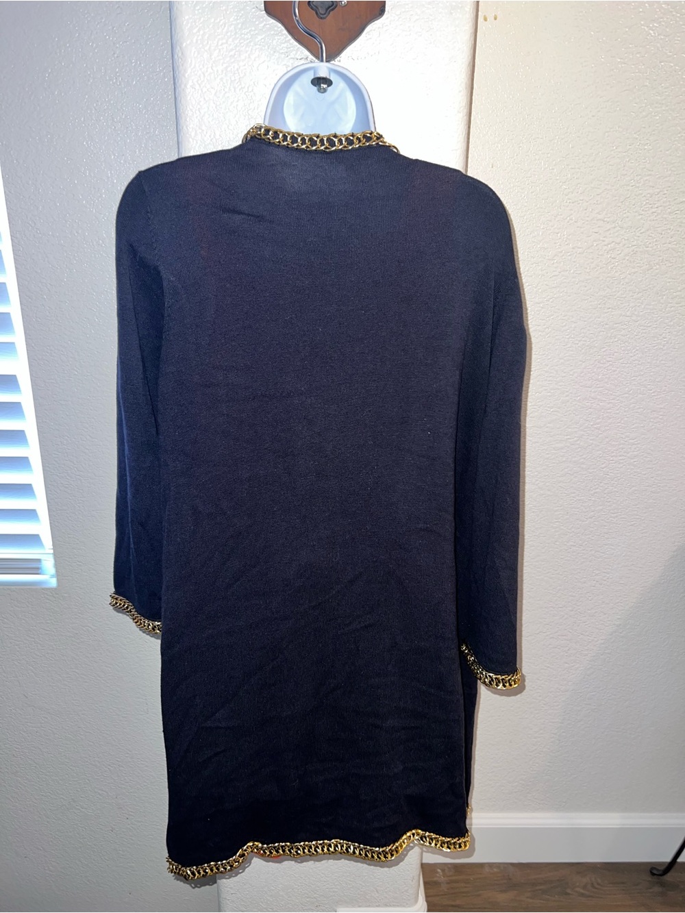 Joan Rivers Navy Blue Knit Top - Picture 3 of 7